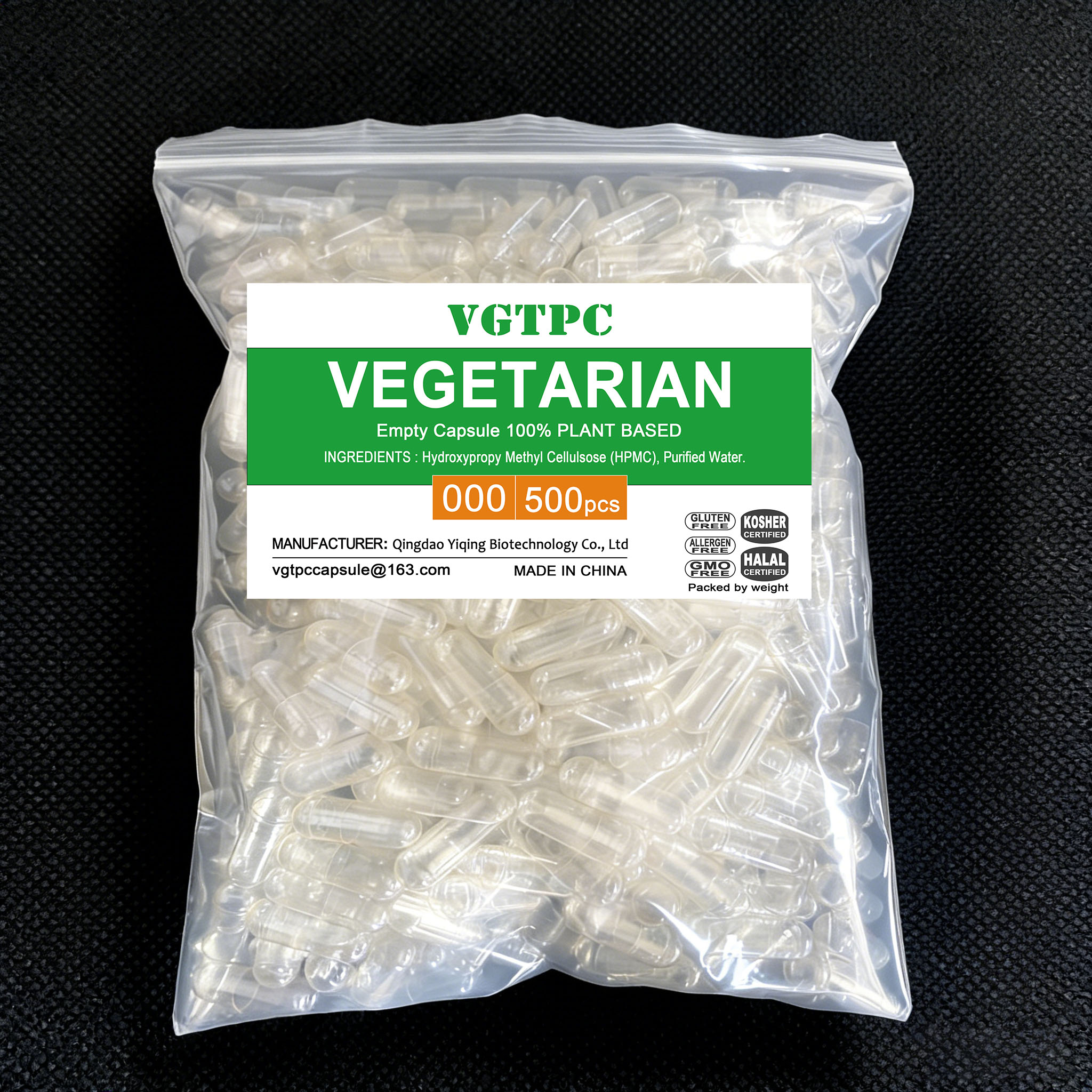 Valerian Root Capsule - 500PCS Vegetarian Empty Pill Capsule Size