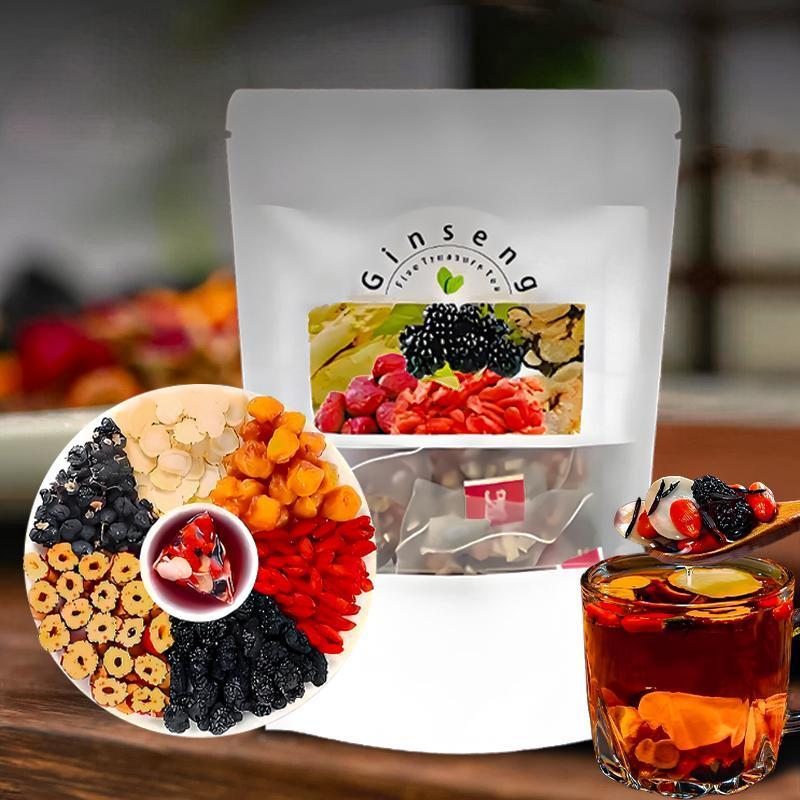 Ginseng Five Treasure Tea Natu - Herbal Wellness For You 评论和价格