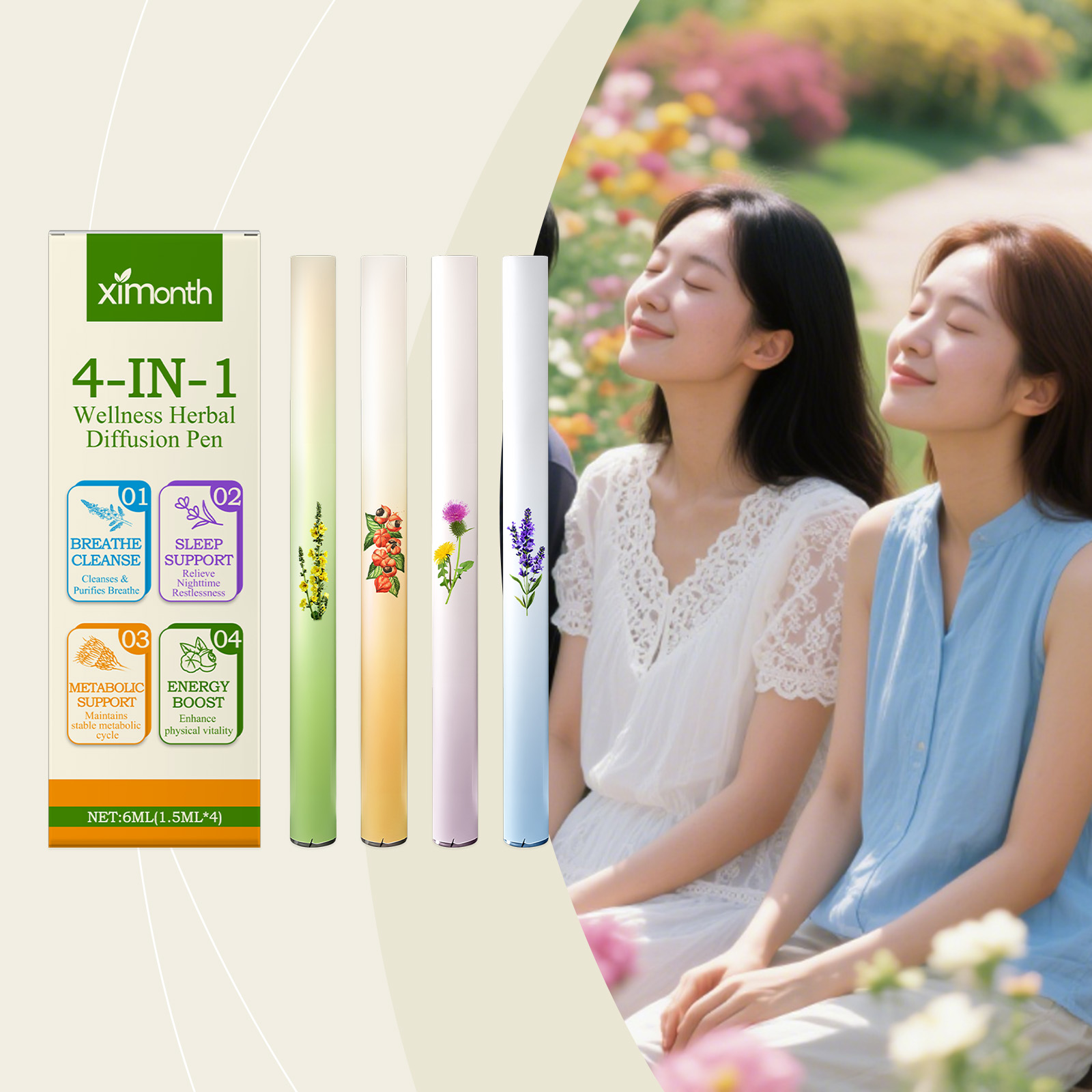4 In 1 Herbal Energy Combo Sti - Herbal Wellness For You 评论和价格