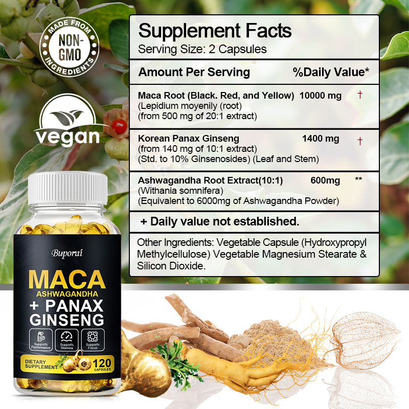 Maca Root Capsules for Muscle, - Valerian Root Capsule 评论和价格