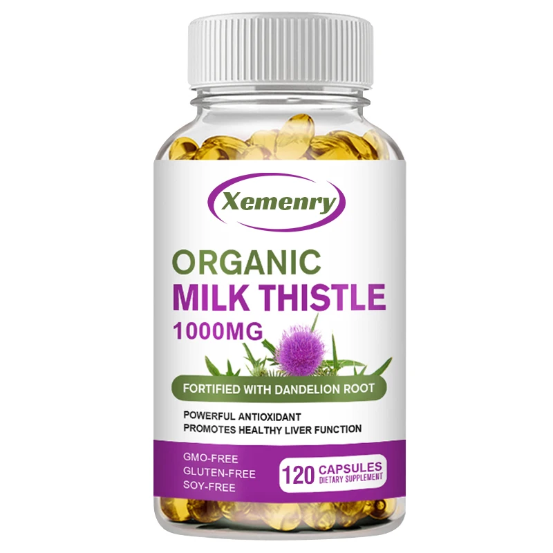 Milk Thistle Capsules 1000 Mg  - Milk Thistle Silymarin 评论和价格