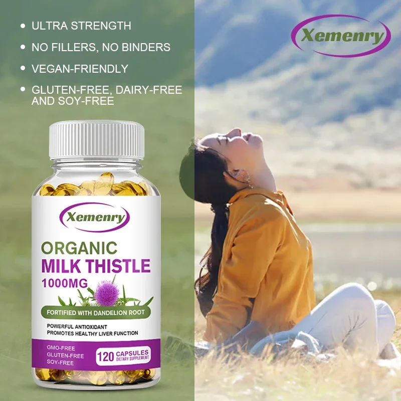 Milk Thistle Capsules 1000 Mg  - Milk Thistle Silymarin 评论和价格