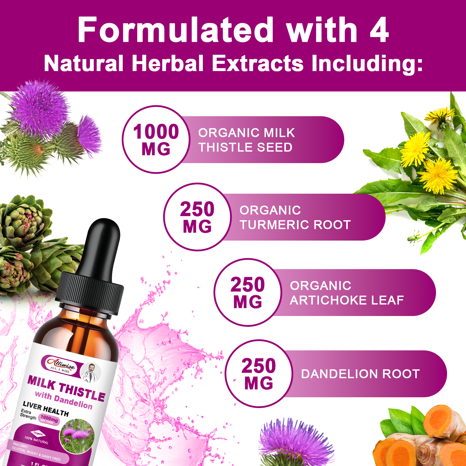 Liver Health Support Liquid Mi - Milk Thistle Silymarin 评论和价格