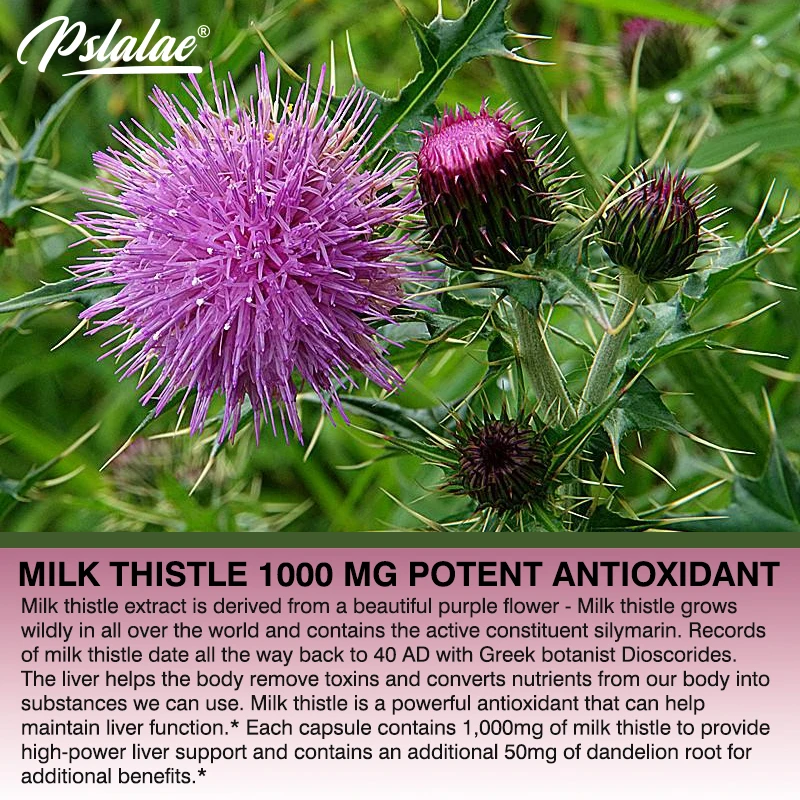 Natural Milk Thistle Supplemen - Milk Thistle Silymarin 评论和价格