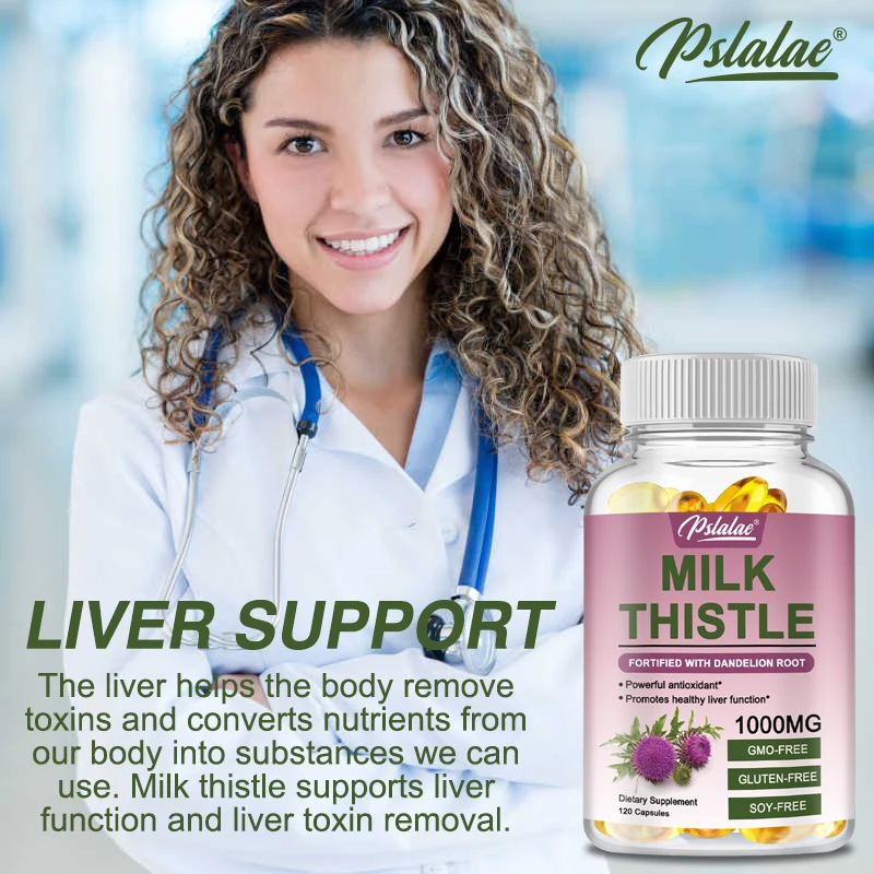 Natural Milk Thistle Supplemen - Milk Thistle Silymarin 评论和价格