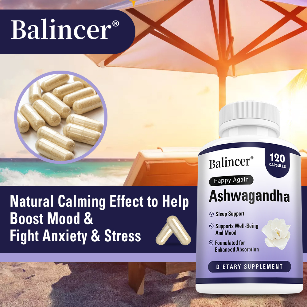 Ashwagandha Capsules, Stress R - Herbal Wellness For You 评论和价格