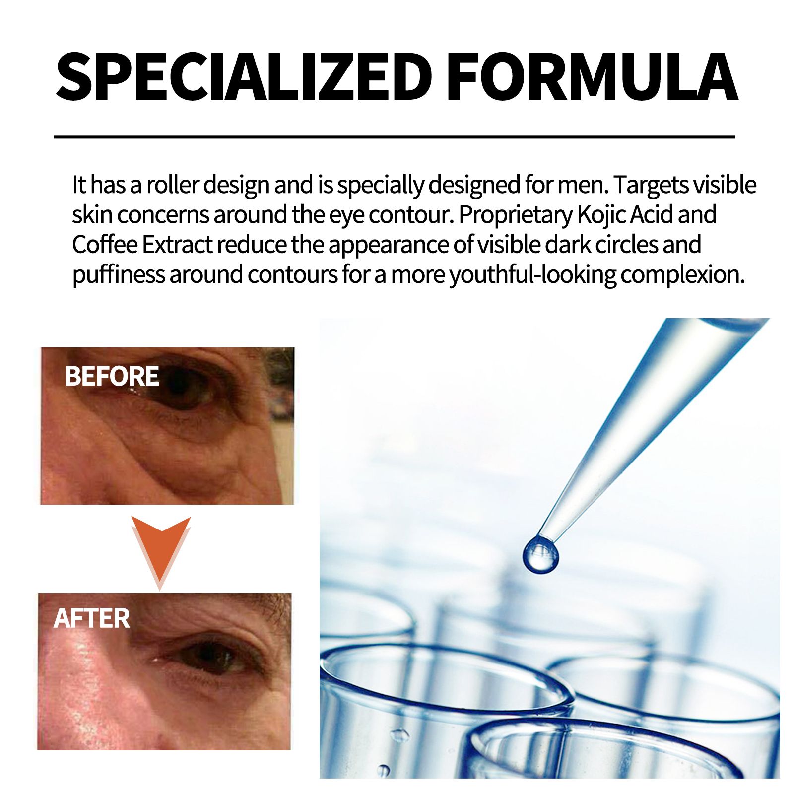 Men's Retinol Eye Cream Eye Ba - Milk Thistle Silymarin 评论和价格