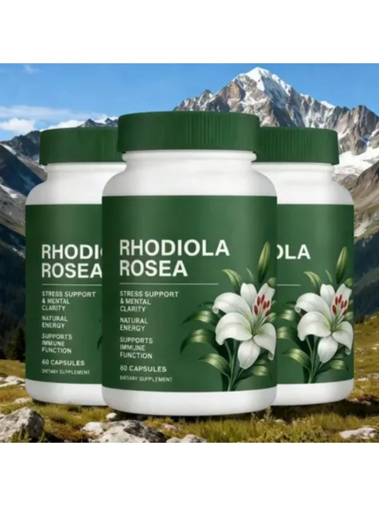 Rhodiola Rosea Capsules 500mg, - Herbal Wellness For You 评论和价格