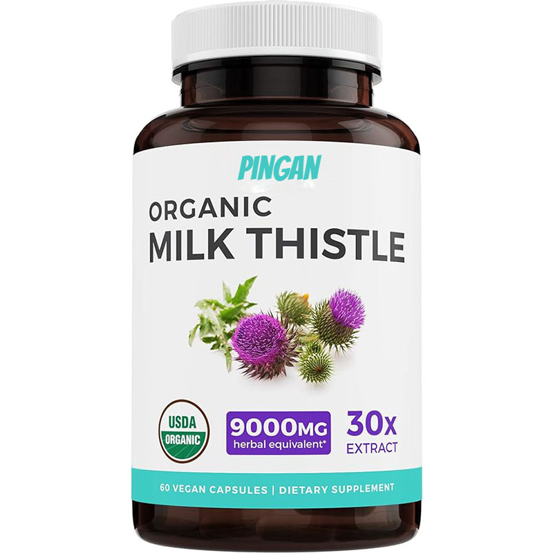 Organic Milk Thistle Capsules  - Milk Thistle Silymarin 评论和价格