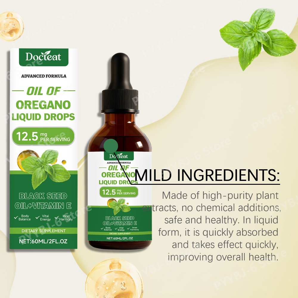 Oregano Oil Liquid Drops 60ml  - Herbal Wellness For You 评论和价格