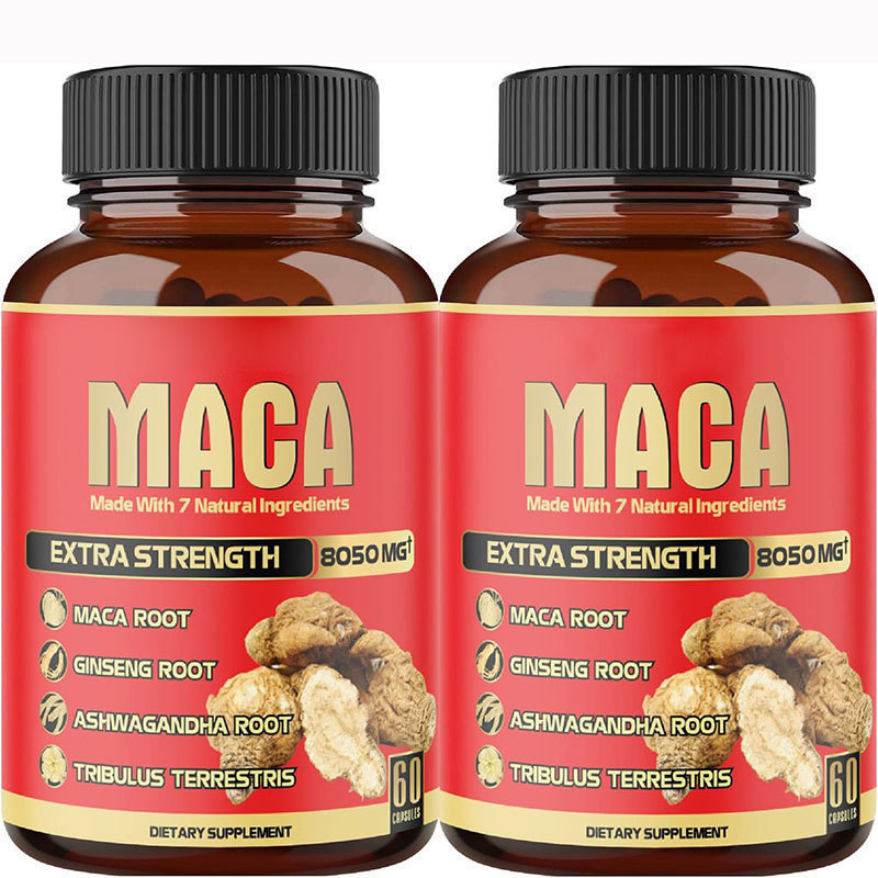 2 Pcs 8050mg Organic Black Mac - Valerian Root Capsule 评论和价格