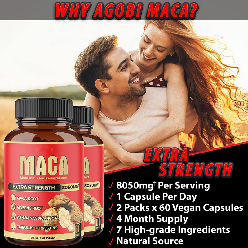 2 Pcs 8050mg Organic Black Mac - Valerian Root Capsule 评论和价格
