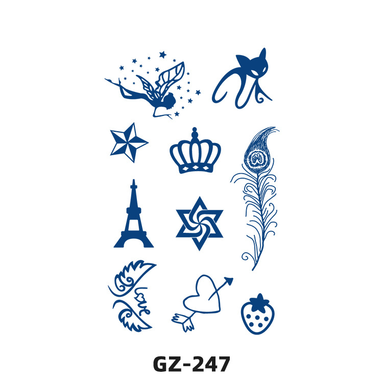 Herbal Tattoo Stickers  Creati - Herbal Wallpaper 评论和价格