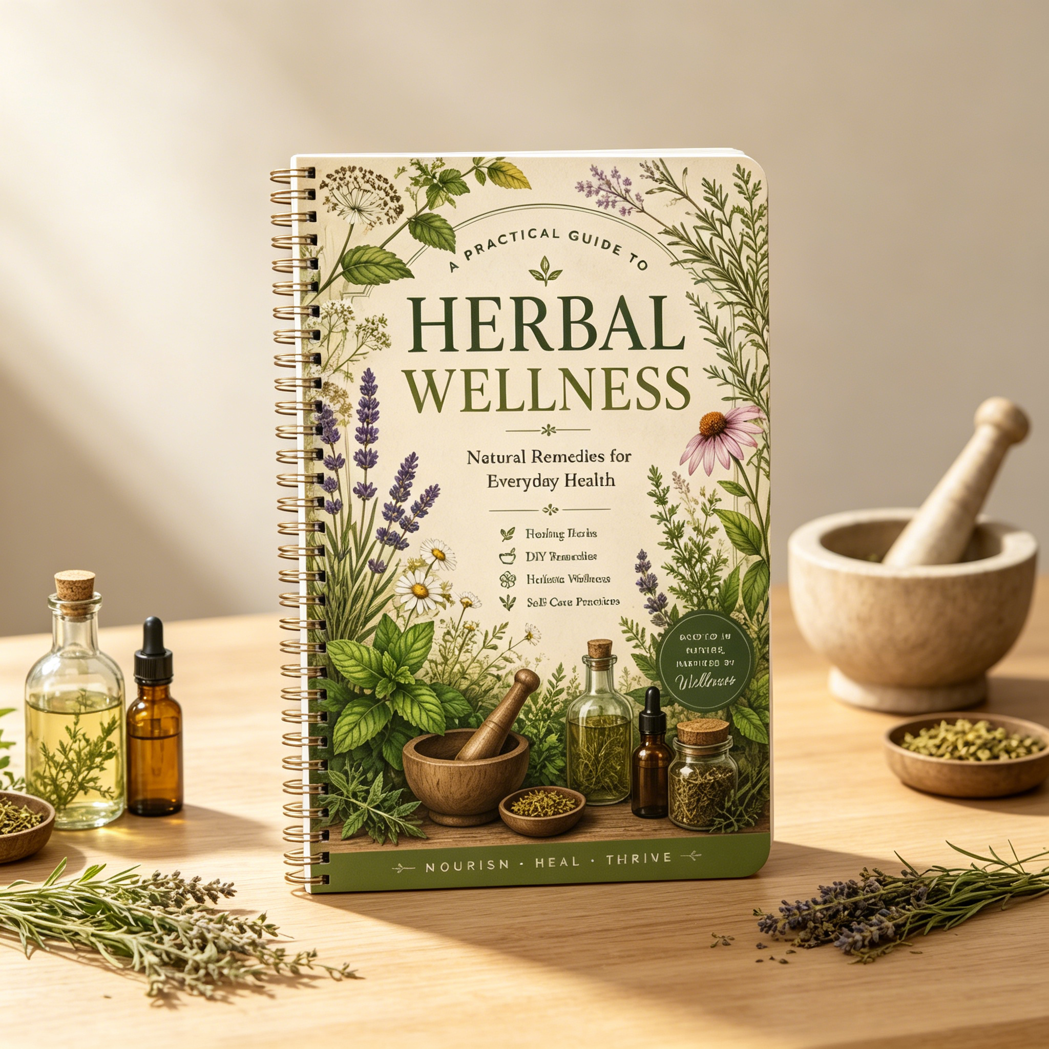 Herbal Remedies Journal A5 Spi - Herbal Wellness Remedy 评论和价格