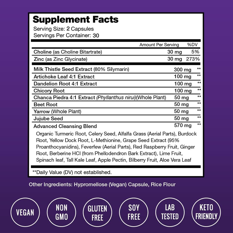 Liver Cleansing, Detoxificatio - Milk Thistle Silymarin 评论和价格